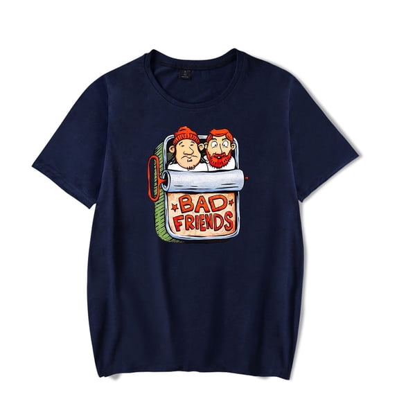 Bad Friends Merch Beastie Friends T-shirt t shirt Unisex Short Sleeve Tee Crewneck Streetwear Top