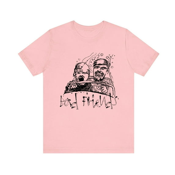 Bad Friends Merch Fear & Loathing T-shirt Printed Shirt Fashion Unisex Men Women Tee Short Sleeve Top
