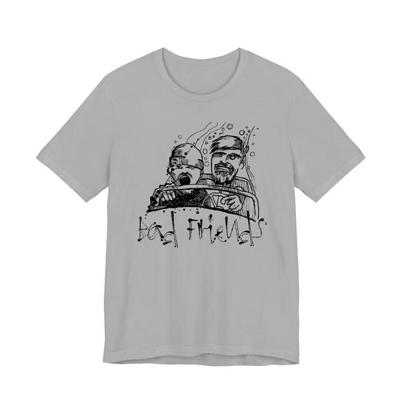 Bad Friends Merch Fear & Loathing T-shirt Printed Shirt Fashion Unisex Men Women Tee Short Sleeve Top