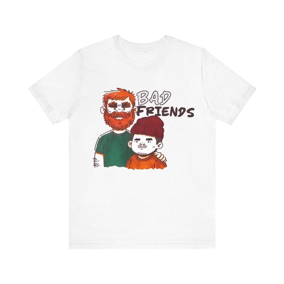 Bad Friends Merch Hairy Tee Printed Shirt Unisex Men Women T-shirt Short Sleeve Top