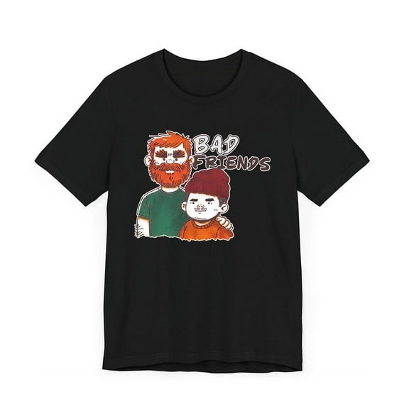 Bad Friends Merch Hairy Tee Printed Shirt Unisex Men Women T-shirt Short Sleeve Top