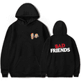 thumbnail image 1 of Bad Friends Merch Hoodie Bad Friends Classic Hoodies Unisex Long Sleeve Sweatshirt Streetwear Pullover Top, 1 of 2
