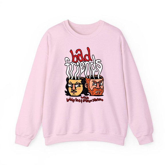 Bad Friends Merch Logo Sweatshirt Crewneck Fashion Unisex Men Women Long Sleeve Pullover