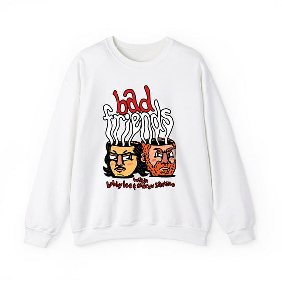 Bad Friends Merch Logo Sweatshirt Crewneck Fashion Unisex Men Women Long Sleeve Pullover