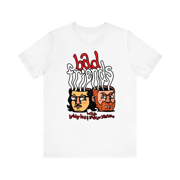 Bad Friends Merch Logo T-shirt Printed Shirt Fashion Unisex Men Women Tee Short Sleeve Top