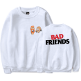 thumbnail image 1 of Bad Friends Merch Sweatshirt Bad Friends Classic Crewneck Unisex Long Sleeve Hoodie Pullover, 1 of 2