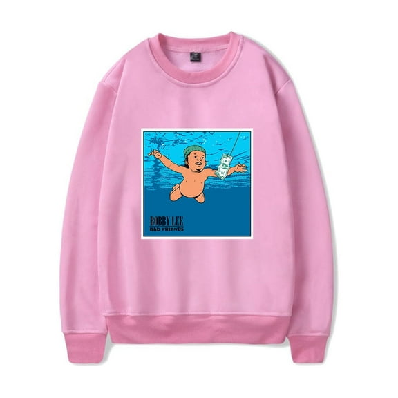 Bad Friends Merch Sweatshirt Nevermind Crewneck Unisex Long Sleeve Hoodie Streetwear Pullover Top