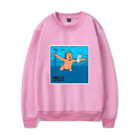 Bad Friends Merch Sweatshirt Nevermind Crewneck Unisex Long Sleeve Hoodie Streetwear Pullover Top