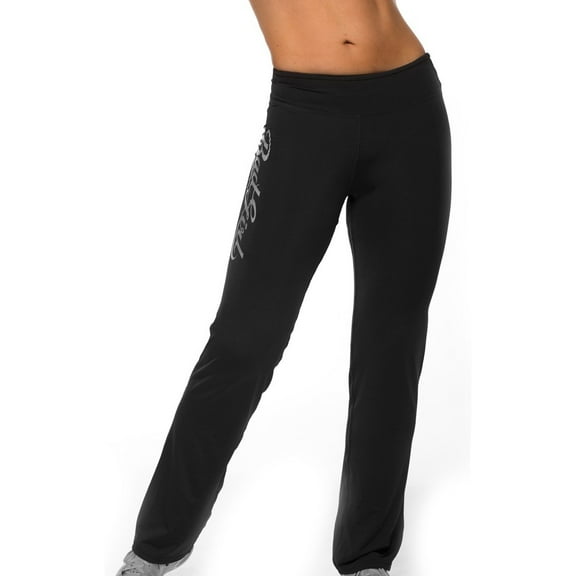 Bad Girl Logo Fitness Pants - Small - Black