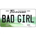 thumbnail image 1 of Bad Girl Tennessee Novelty Metal License Plate 24" x 12" Large, 1 of 1