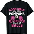 thumbnail image 1 of Bad Girls Play With Billiards Balls - Pool Player Lover T-Shirt, 1 of 4