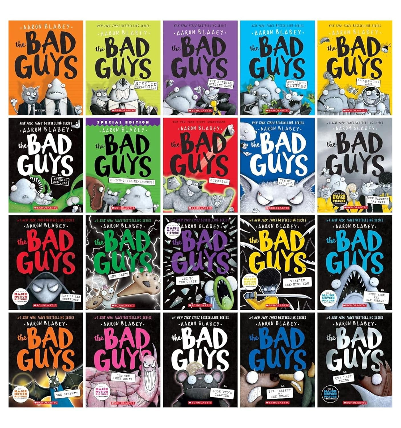 Bad Guys Complete Book Series Set (1-20) - Walmart.com
