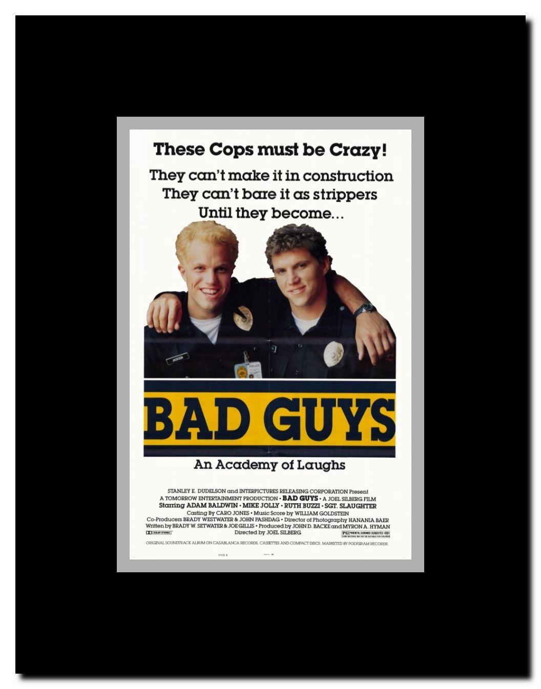 Bad Guys Framed Movie Poster