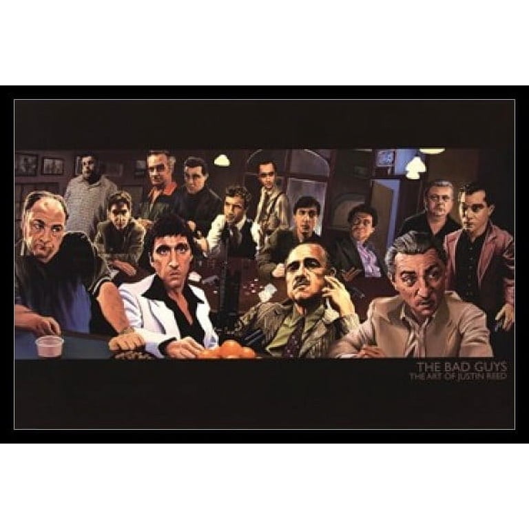 Bad Guys Justin Reed Laminated & Framed Poster (36 x 24) - Walmart.com