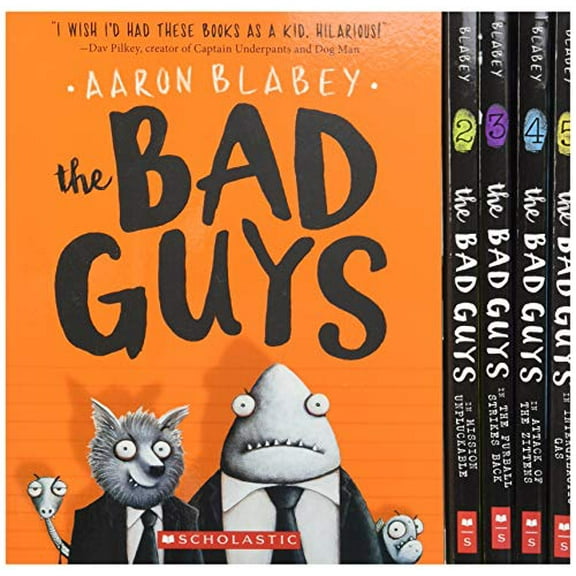 Pre-Owned The Bad Guys Box Set: Books 1-5 by Aaron Blabey (Paperback)