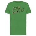 thumbnail image 1 of Bad Habits Slogan Tee Men's -Image by Shutterstock, 1 of 2