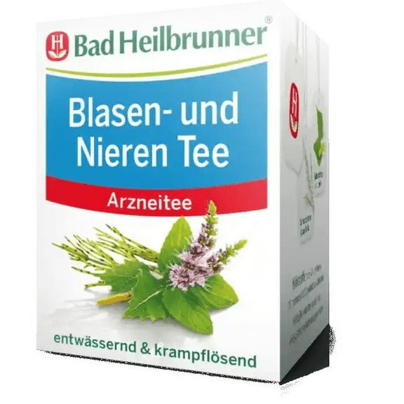 Bad Heilbrunner herbal tea: KIDNEY & BLADDER UT -1 box/8 tea bags
