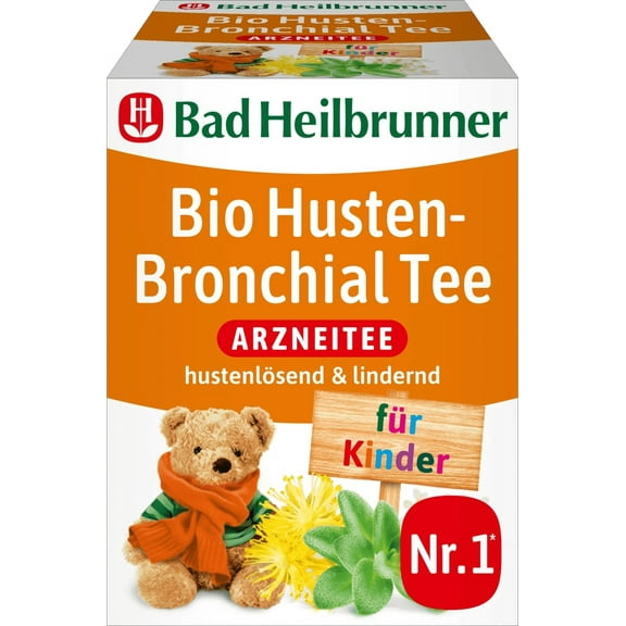 Bad Heilbrunner tea COUGH and BRONCHIAL for KIDS 1 box/8 pc.