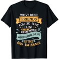 thumbnail image 1 of Bad Influence Friends Graphic Friendship Best Friend BFF T-Shirt, 1 of 4