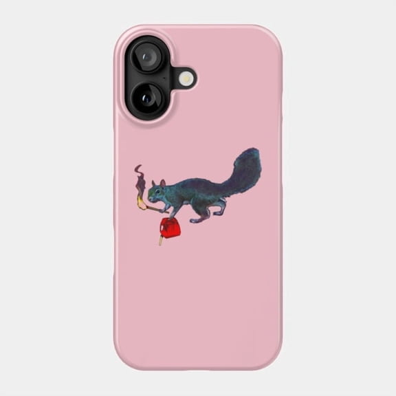 Bad Intention Squirrel Funny Animal Meme Graphic Case for Apple iPhone 11 to 17