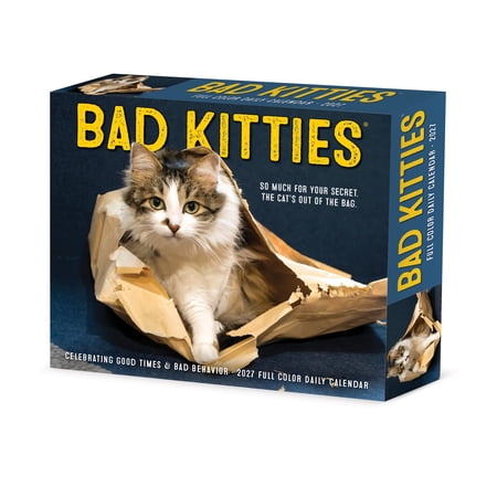 Willow Creek Press, Bad Kitties 2027 Box Calendar