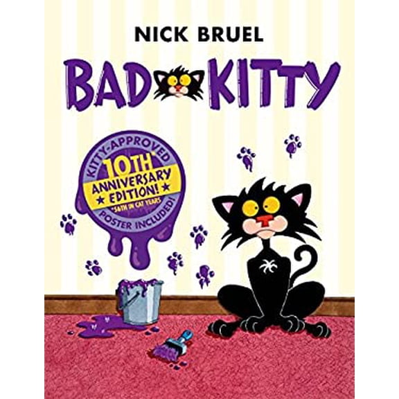 Pre-Owned Bad Kitty, by Nick Bruel, Hardcover, Children's Books, English