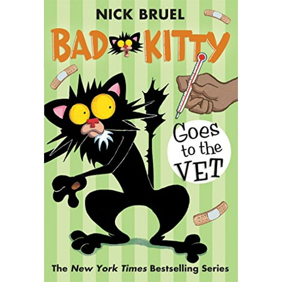 Pre-Owned Bad Kitty Goes to the Vet (Paperback Black-And-White Edition) (Paperback) 1250103800 9781250103802