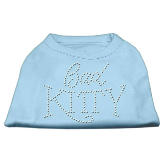 Pet Dog Cat Shirt Rhinestone, "Bad Kitty"