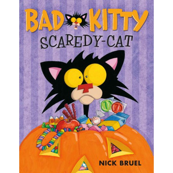 Pre-Owned Bad Kitty Scaredy-Cat (Hardcover) 1596439785 9781596439788