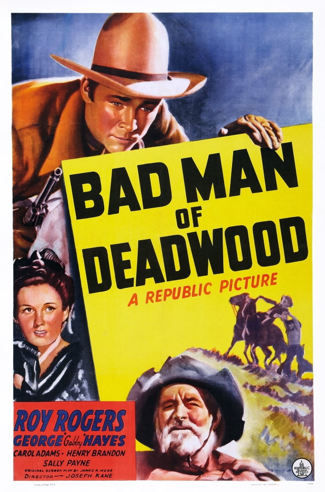Bad Man Of Deadwood U Canvas Art - (11 x 17)