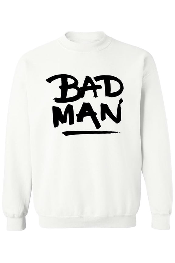 Bad Man. Sweatshirt Men -Image by Shutterstock, Male Small