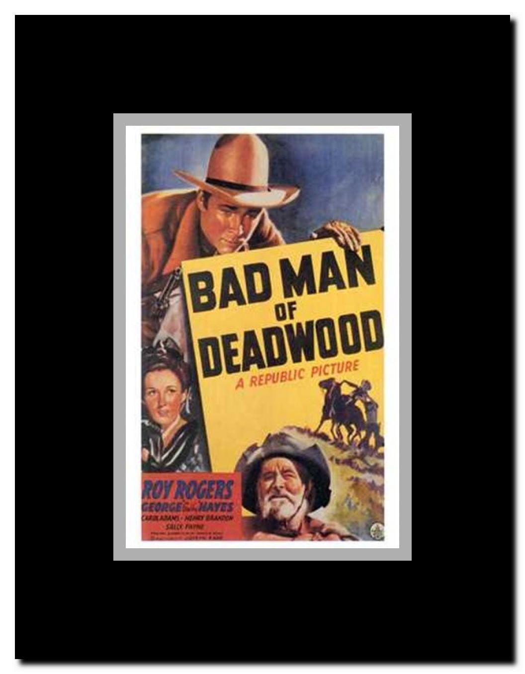 Bad Man of Deadwood Framed Movie Poster