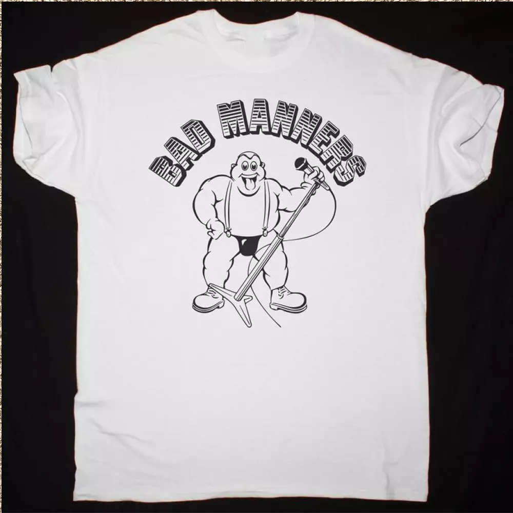 Bad Manners 2024 Bad Manners Ska'n'b White New White Tee Shirt S5xl