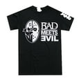 thumbnail image 1 of Bad Meets Evil Men's Masks T-shirt Small Black, 1 of 2