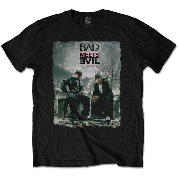 Bad Meets Evil Unisex T-Shirt Burnt (Medium)