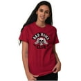 thumbnail image 1 of Bad Moms Club Funny Mothers Day Skull Women's Plus Size Graphic Tee Brisco Brands 4X, 1 of 4