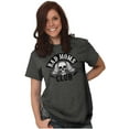 thumbnail image 1 of Bad Moms Club Funny Mothers Day Skull Women's Graphic T Shirt Tees Brisco Brands S, 1 of 6