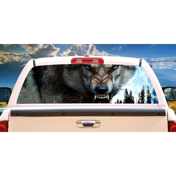 Bad Moon Rising Rear Window Graphic | HD Truck & Car Back Window Graphic SignMission