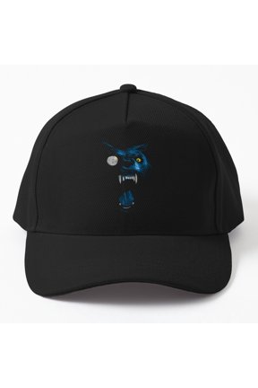 Bad Moon Werewolf Baseball Hat, Horror Movie-Inspired Creature Graphic Design, Classic Cap