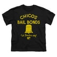 thumbnail image 1 of Bad News Bears Boys' Chico's Bail Bonds T-shirt Youth Medium Black, 1 of 2