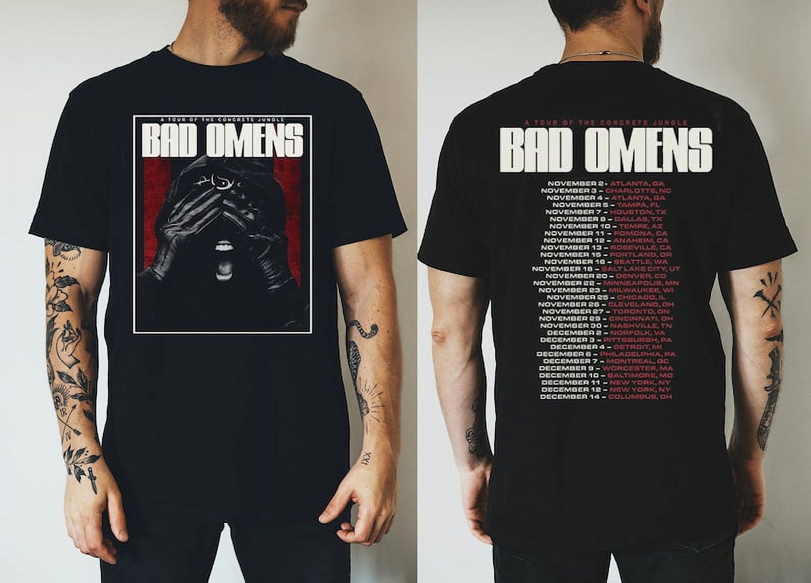 Bad Omens Band Love Killer Tee 2024 Shirt, A Tour Of The Concrete