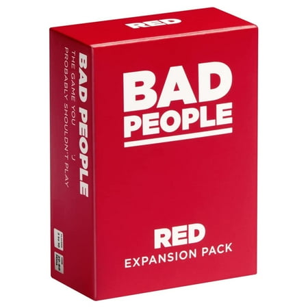 BAD PEOPLE - Red Expansion Pack - The Game You Probably Shouldn't Play (100 New Question Cards)