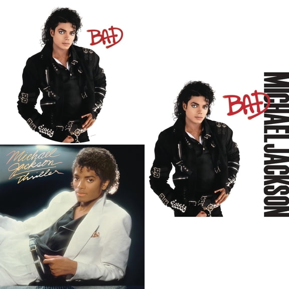 Bad (Picture Disc) & Thriller (140G/Gatefold) & Bad (140G/Gatefold) [LP Vinyl Bundle]