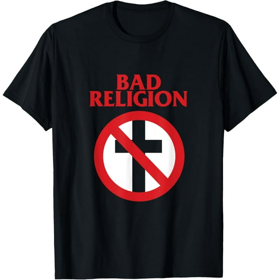 Bad Religion - Official Merchandise - Crossbuster Logo T-ShirtMen and women, Black T-shirt, size: Extra large