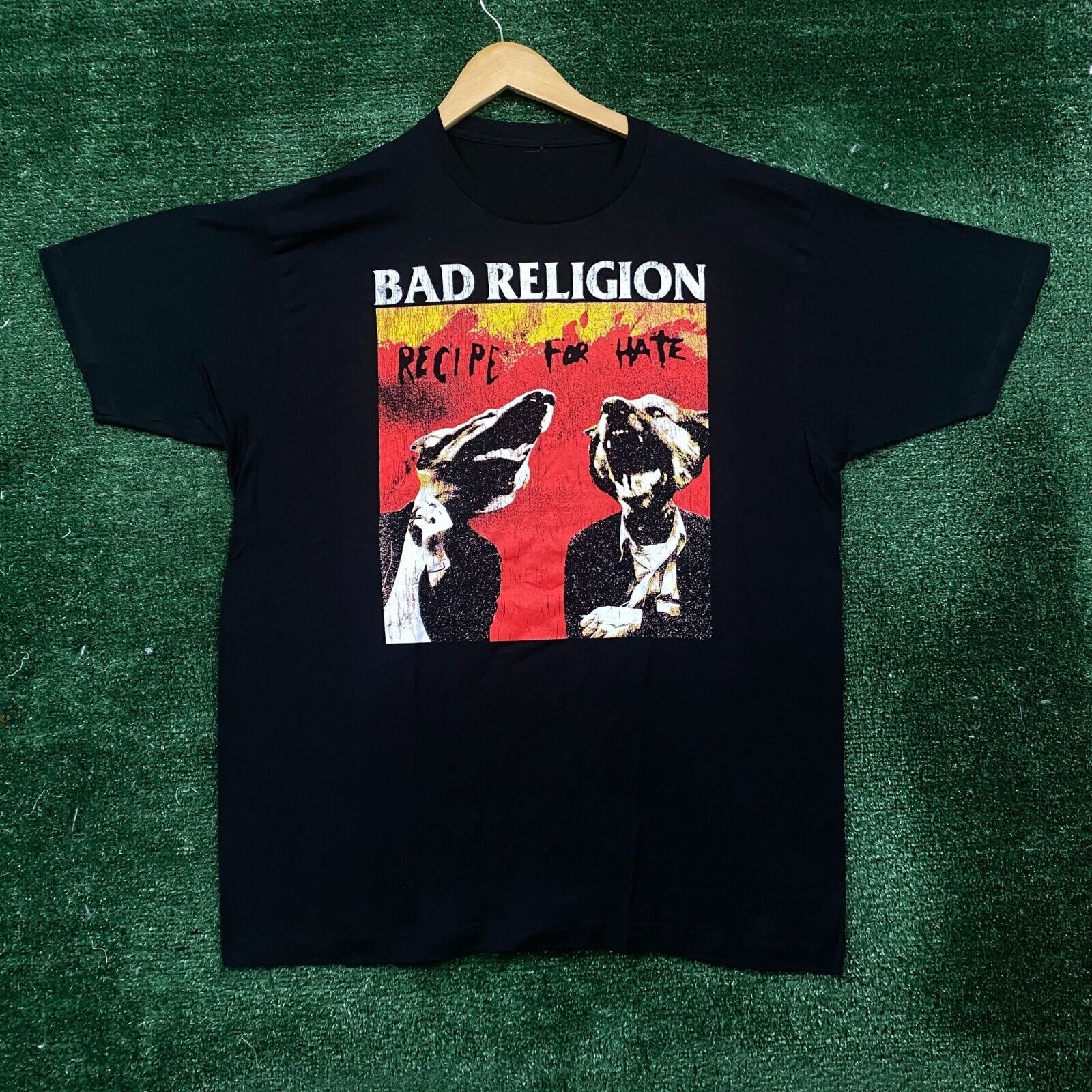 Bad Religion Recipe for Hate Punk Rock Band TShirt Size Extra Large