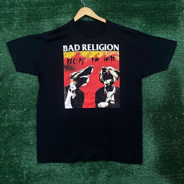 Bad Religion Recipe for Hate Punk Rock Band TShirt Size Extra Large