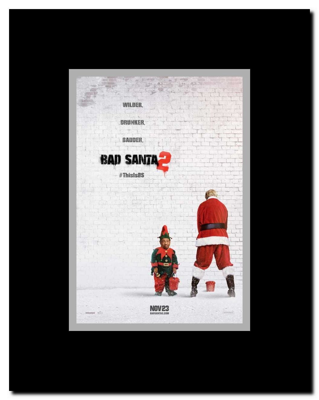 Bad Santa 2 Framed Movie Poster