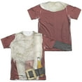 thumbnail image 1 of Bad Santa Costume (Front - Back Print) - Short Sleeve Shirt - Large, 1 of 2