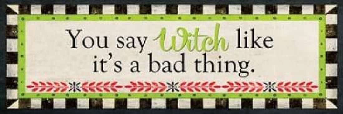 Bad Thing Canvas Art - Jo Moulton (8 x 24)