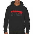 thumbnail image 1 of Bad To The Block Muscle Car Sweatshirt Street Racer American RT V8 Octane Power Perfomance Racing Coupe Hoodie, 1 of 7